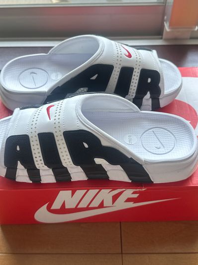 Nike Air More Uptempo Slide "White and Black"