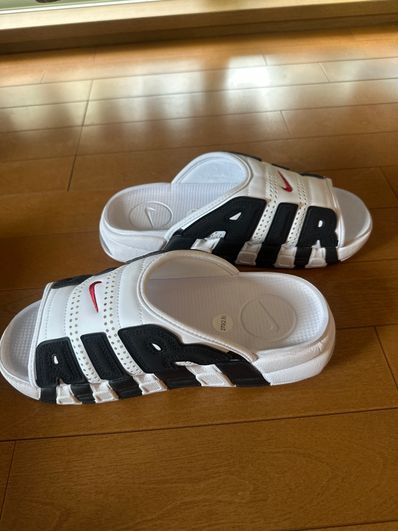 Nike Air More Uptempo Slide "White and Black"