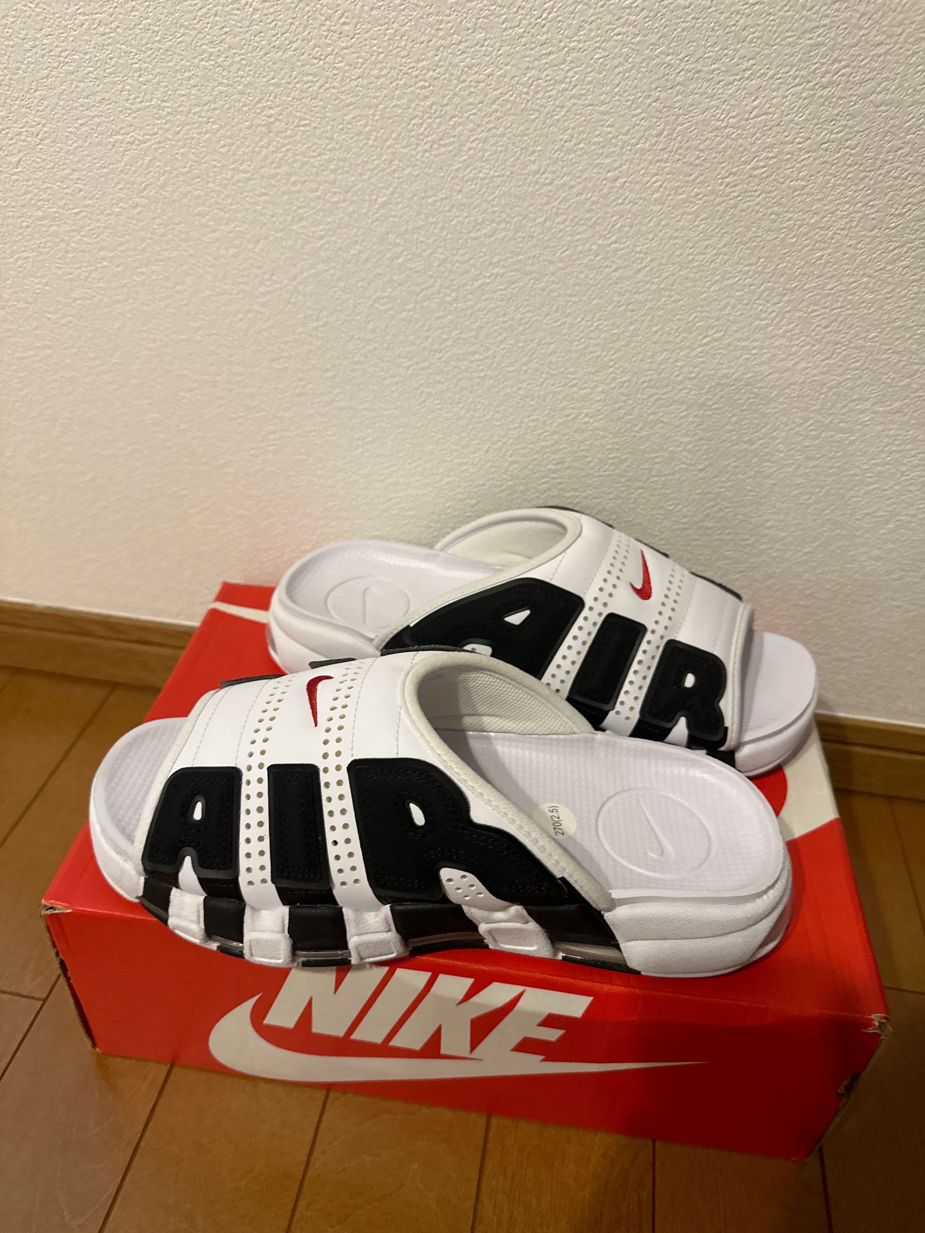 Nike Air More Uptempo Slide "White and Black"