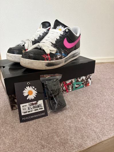 PEACEMINUSONE × Nike Air Force 1 Low '07 Para-Noise 3.0 "Black and Multi-Color" / G-DRAGON