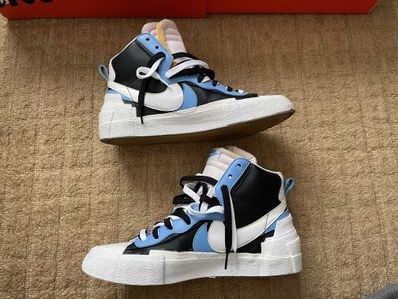 sacai × NIKE BLAZER MID "BLACK / BLUE"