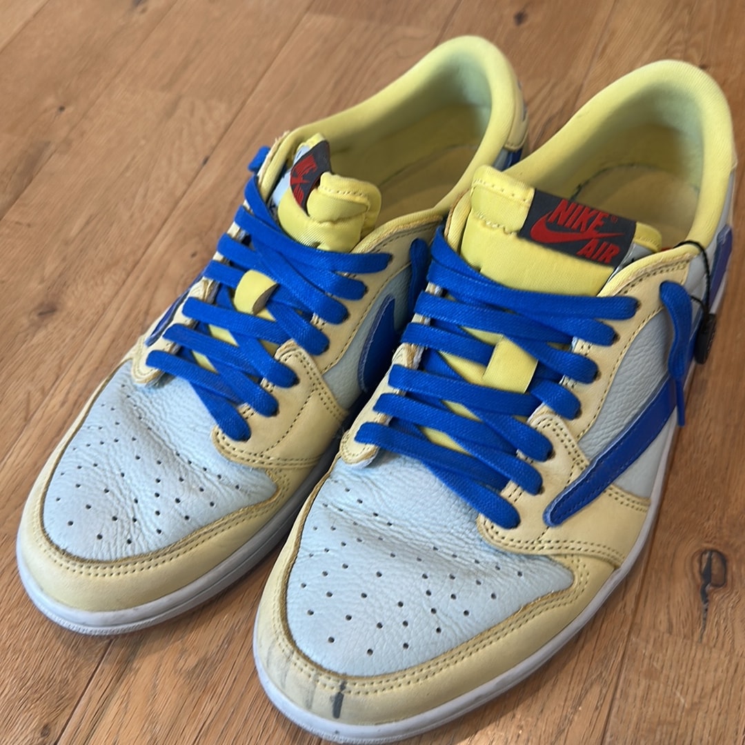 Travis Scott × Nike Women's Air Jordan 1 Retro Low OG "Canary"