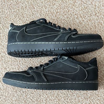 Travis Scott × Nike Air Jordan 1 Low OG SP "Black Phantom"