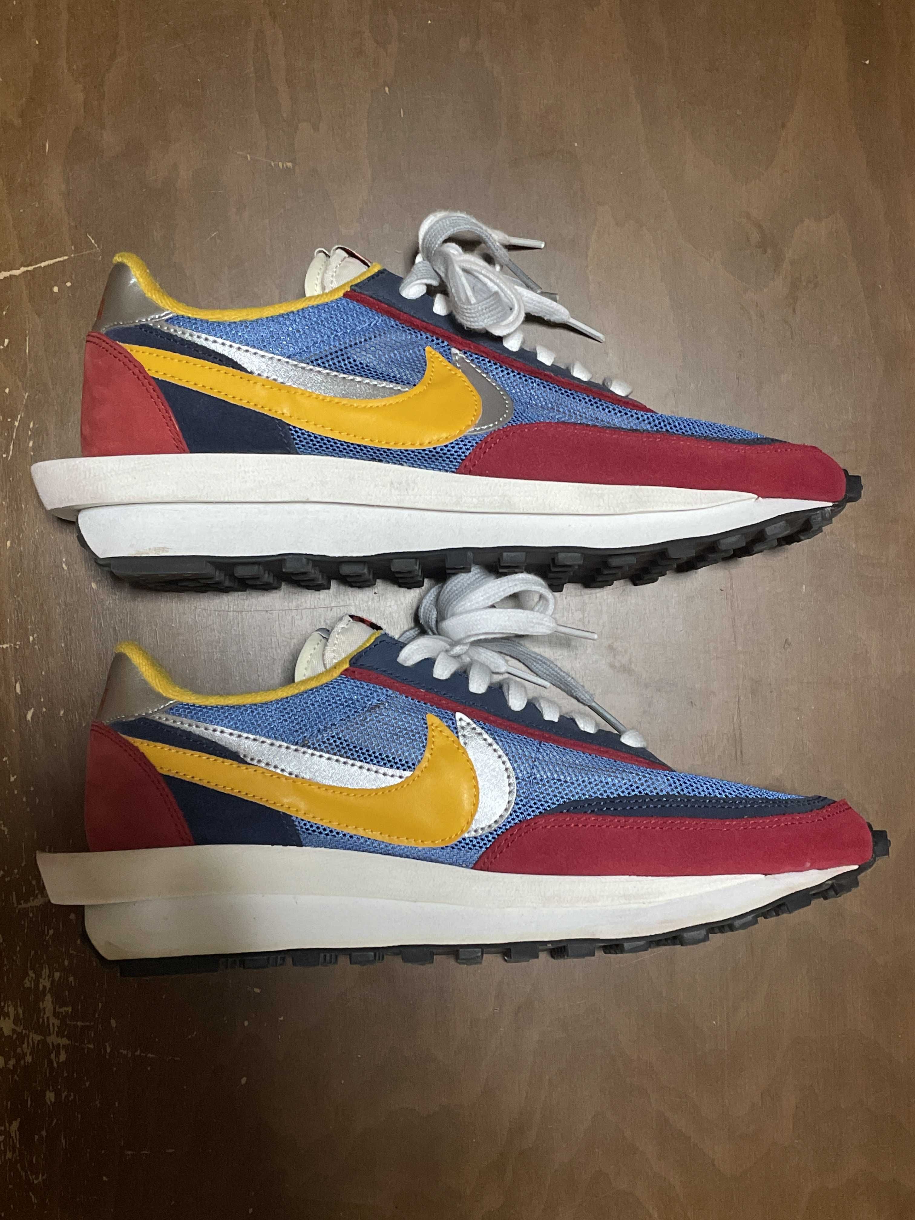 sacai × Nike LDV Waffle "Red/Blue"