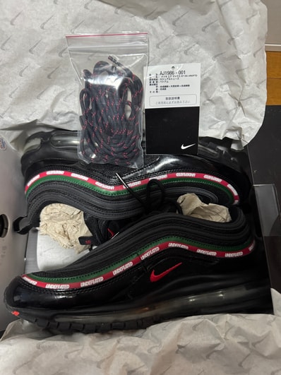 UNDEFEATED × Nike Air Max 97 OG "black"