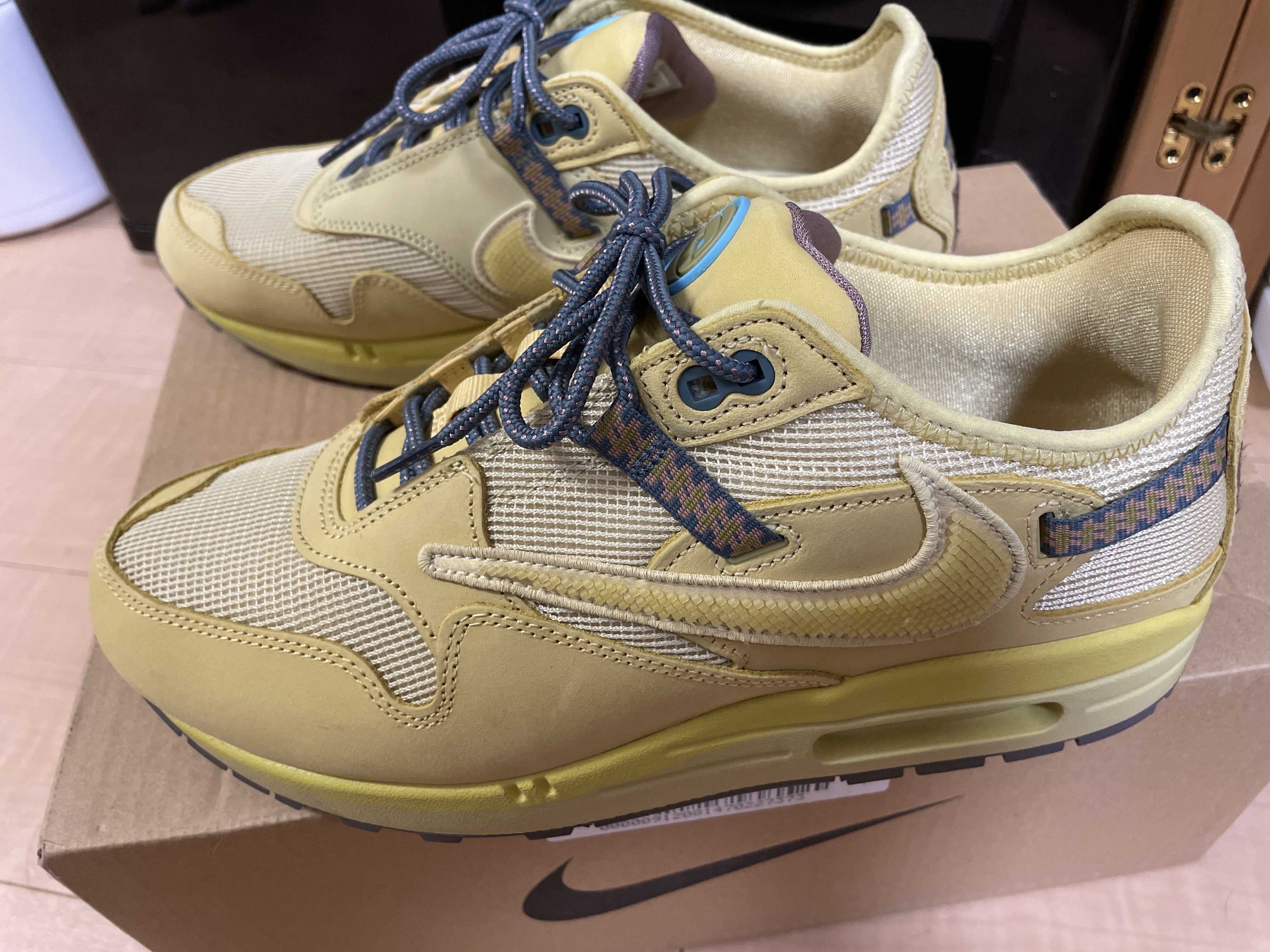 Travis Scott × Nike Air Max 1 "CACT.US Gold"