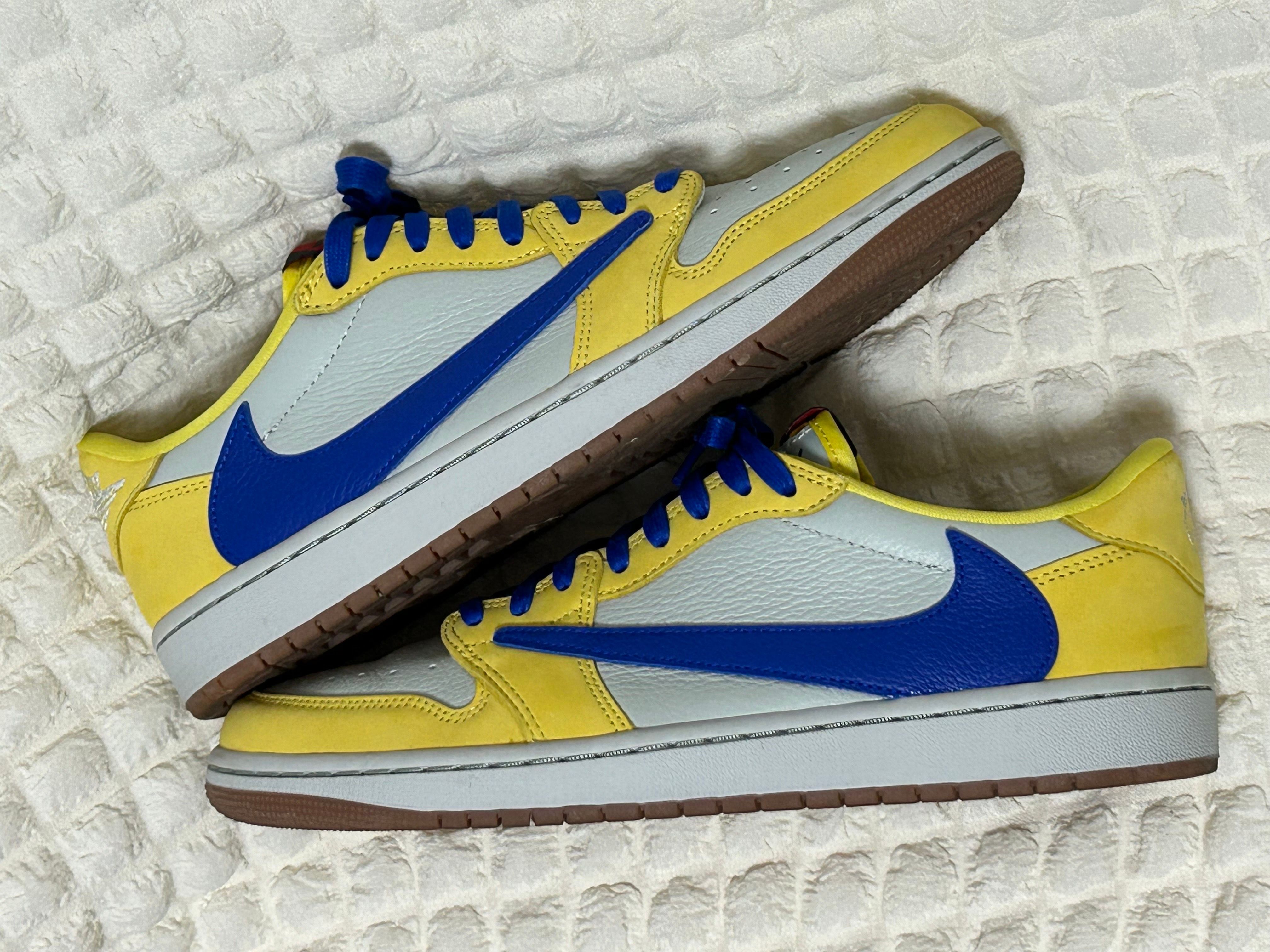Travis Scott × Nike Women's Air Jordan 1 Retro Low OG "Canary"