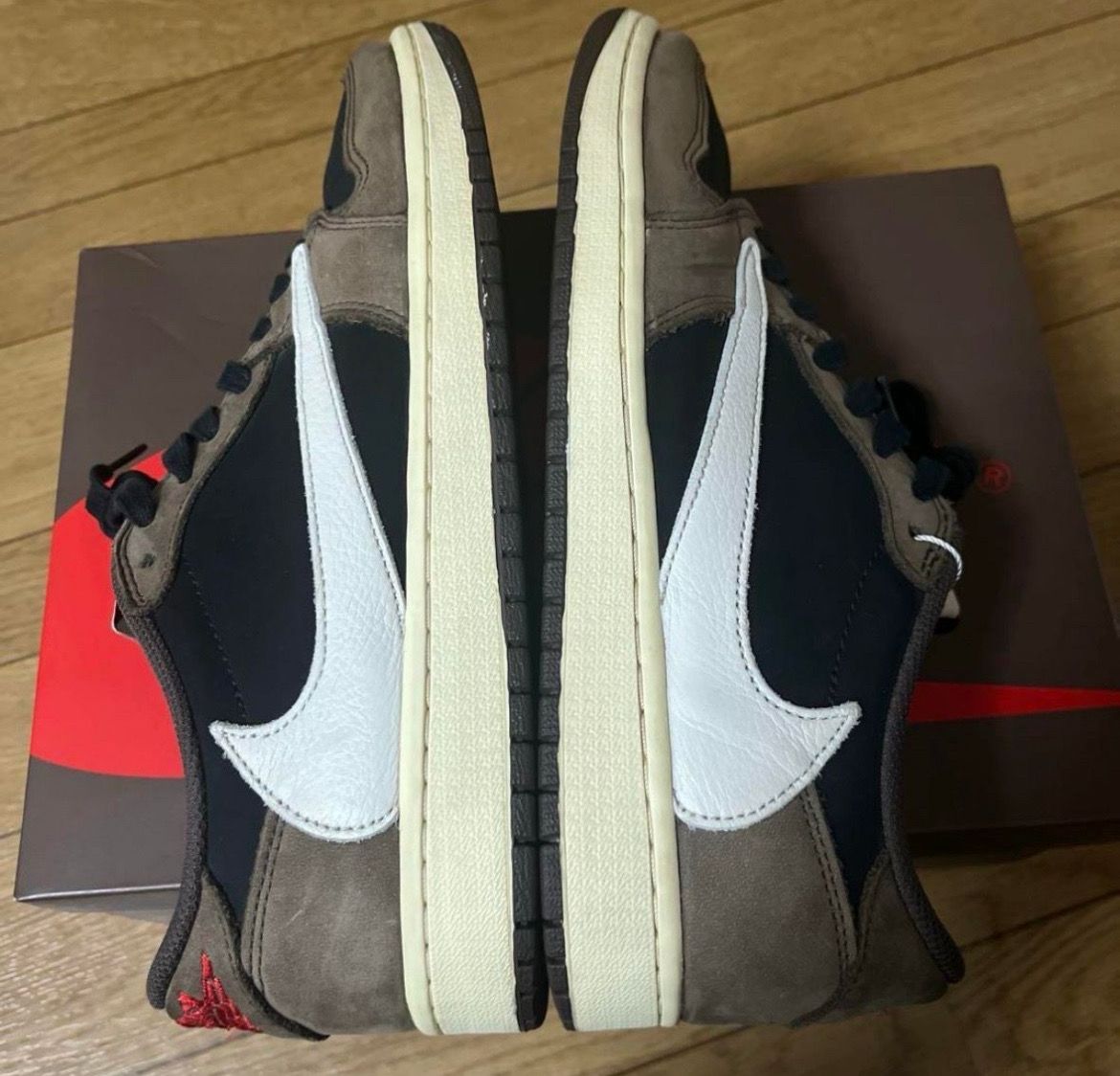 Travis Scott × Nike Air Jordan 1 Low OG SP-T  "Black/Dark Mocha"