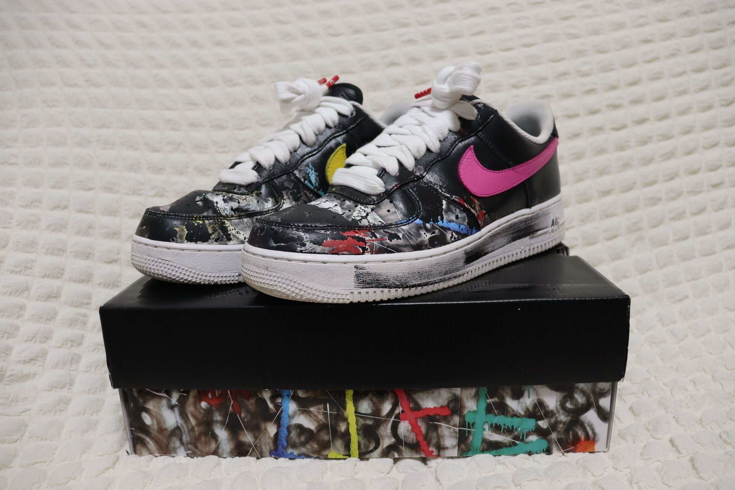 PEACEMINUSONE × Nike Air Force 1 Low '07 Para-Noise 3.0 "Black and Multi-Color" / G-DRAGON