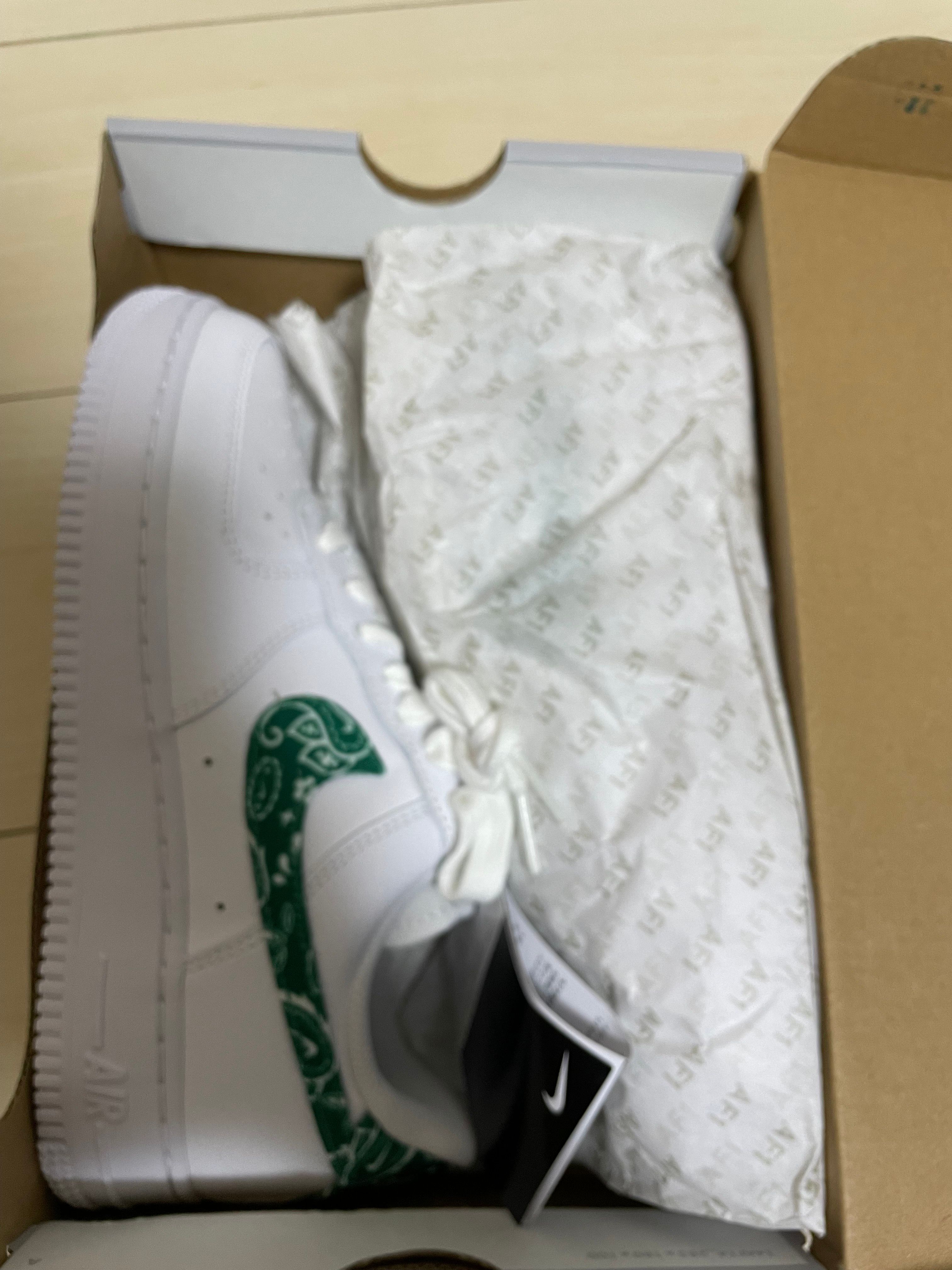 Nike Women's Air Force 1 Low '07 Essential "Green Paisley"
