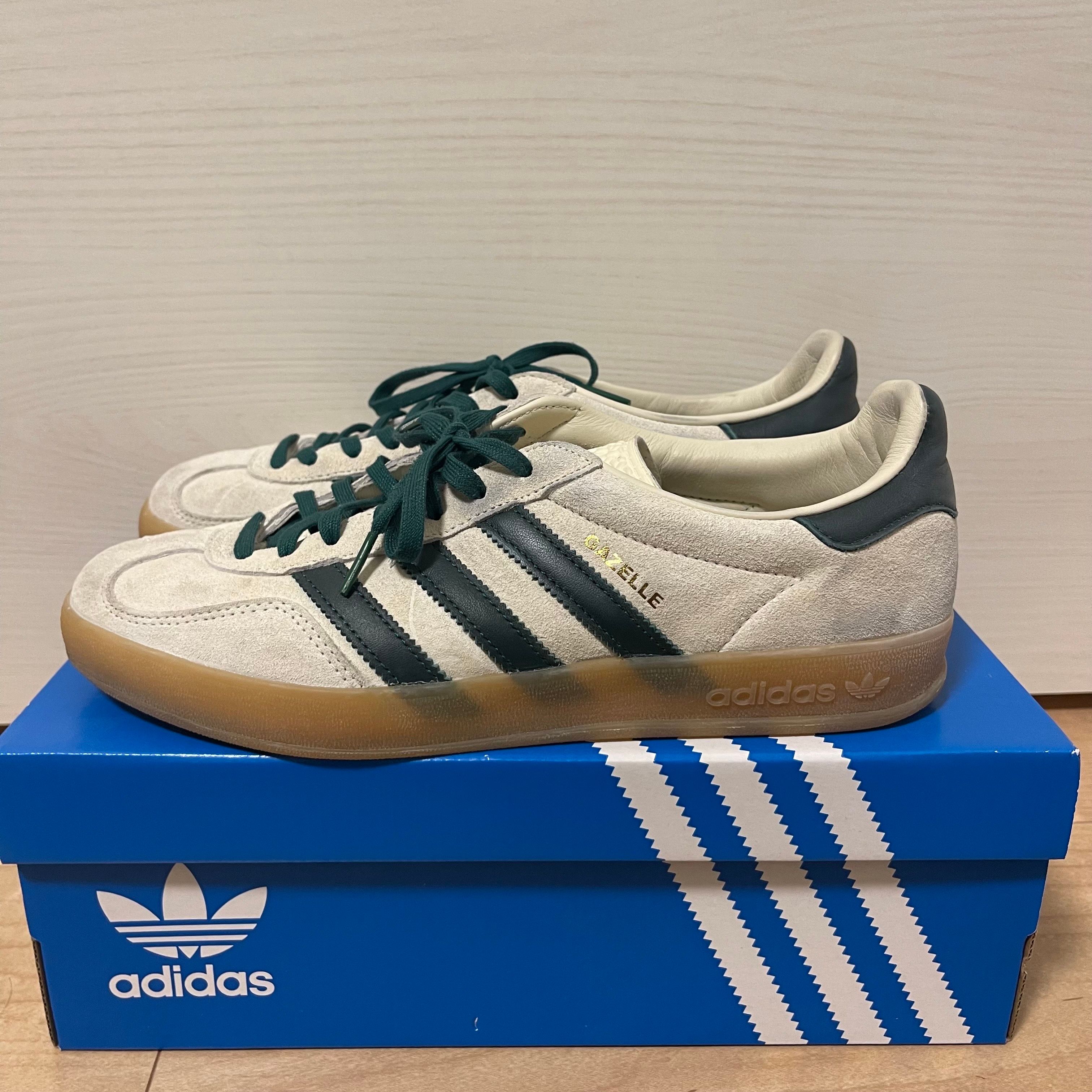 adidas Gazelle Indoor "Cream White/College Green/Gum"