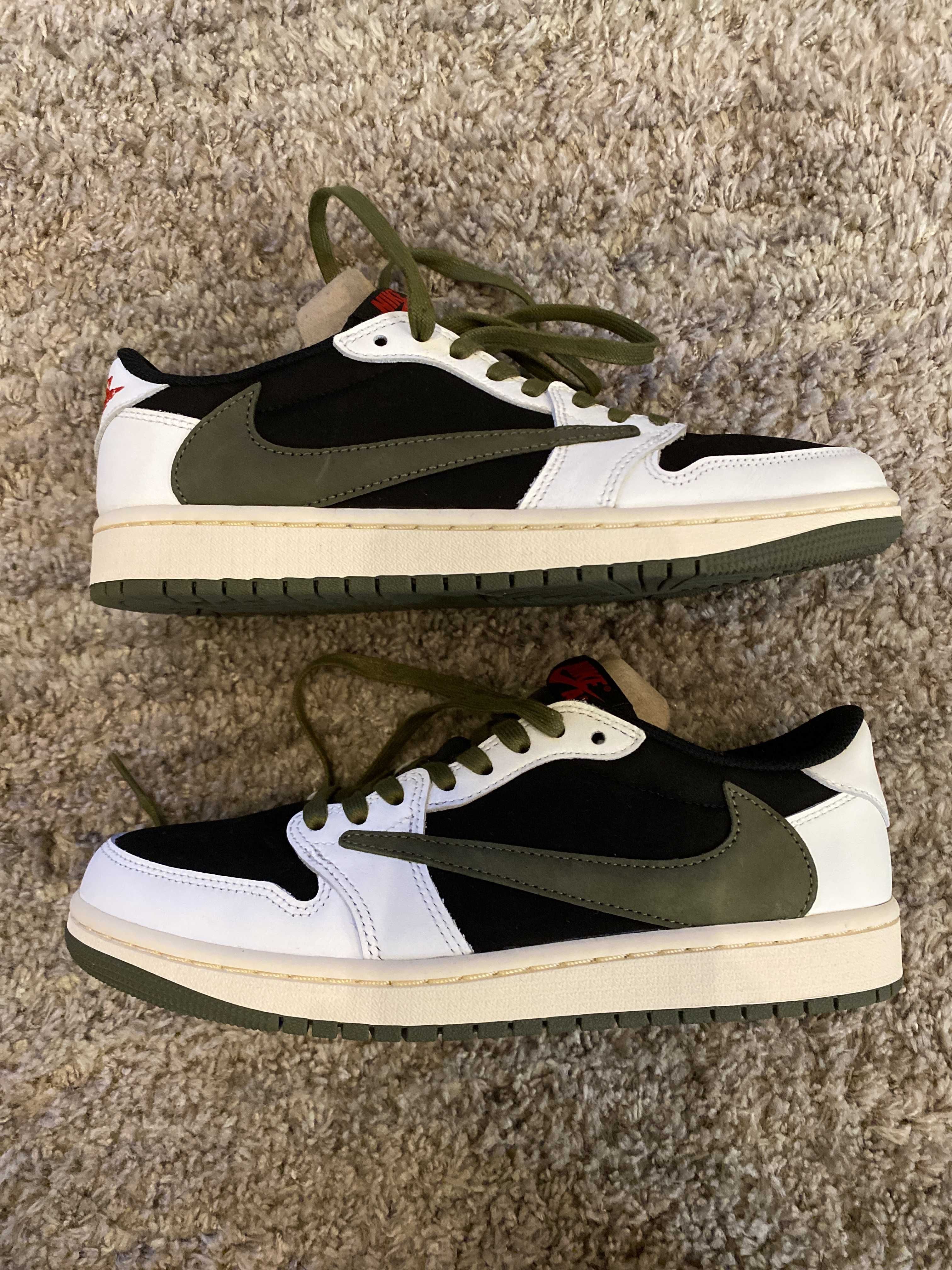 Travis Scott × Nike Women's Air Jordan 1 Low OG "Medium Olive"