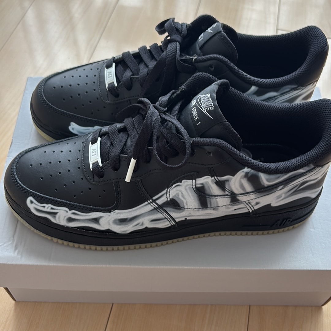 Nike Air Force 1 Low "Black Skeleton"