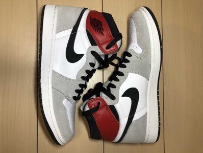 Nike Air Jordan 1 High OG "White/Black/Light Smoke Grey"