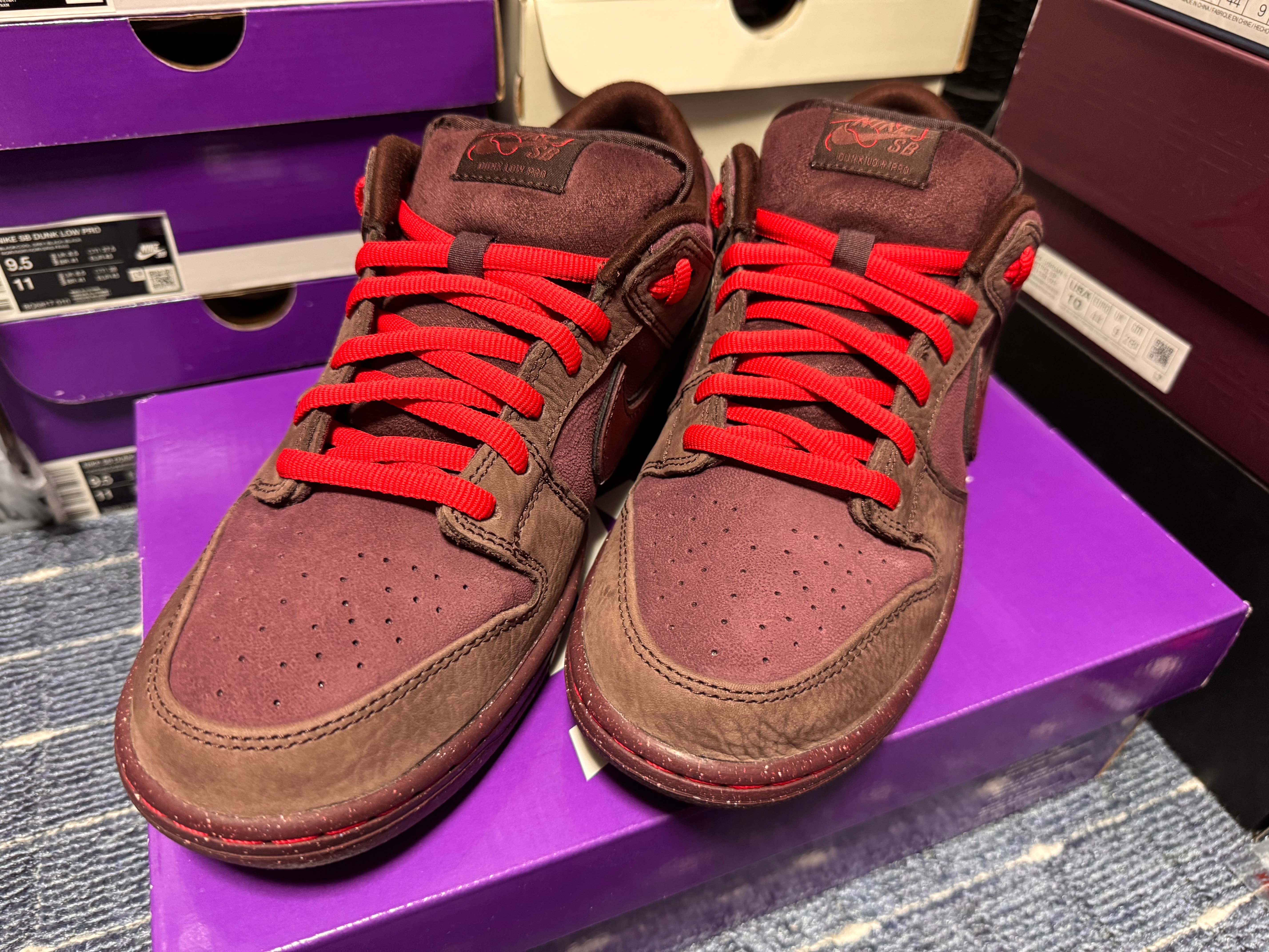 Nike SB Dunk Low PRM City of Love "Burgundy"