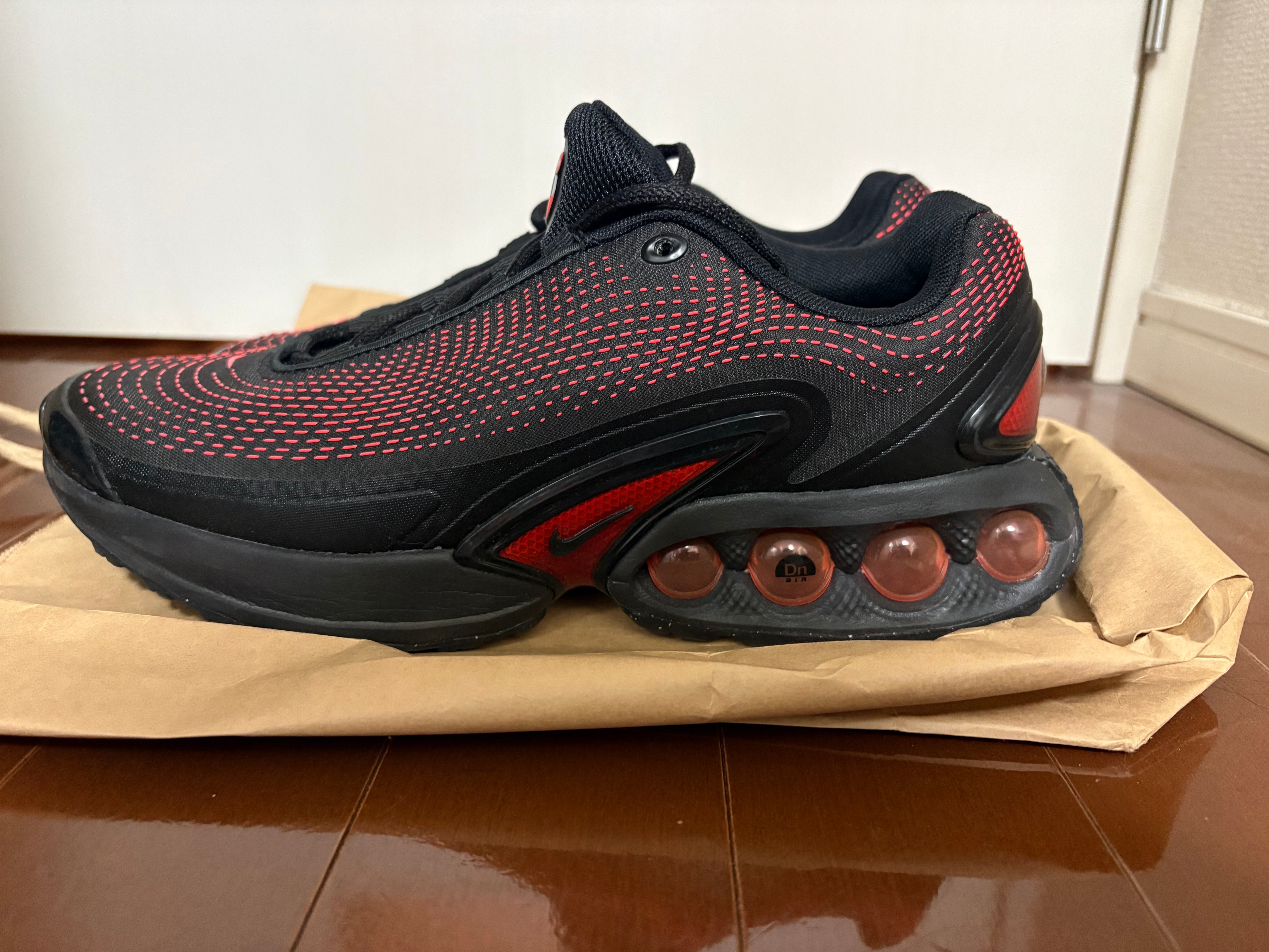 Nike Air Max DN Essential "Bred/Black/Black/Bright Crimson/Black"