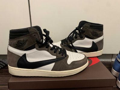Travis Scott × Nike Air Jordan 1 Retro High OG TS SP "Sail/Dark Mocha"