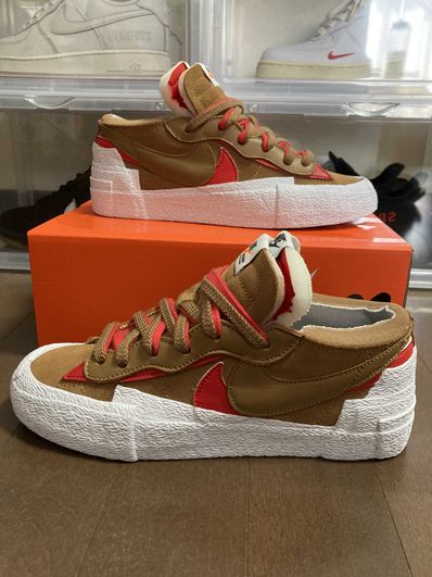SACAI × NIKE BLAZER LOW "BRITISH TAN"