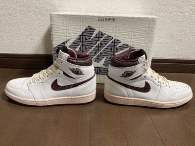 A Ma Maniere × Nike Air Jordan 1 Retro High OG "Sail and Burgundy"
