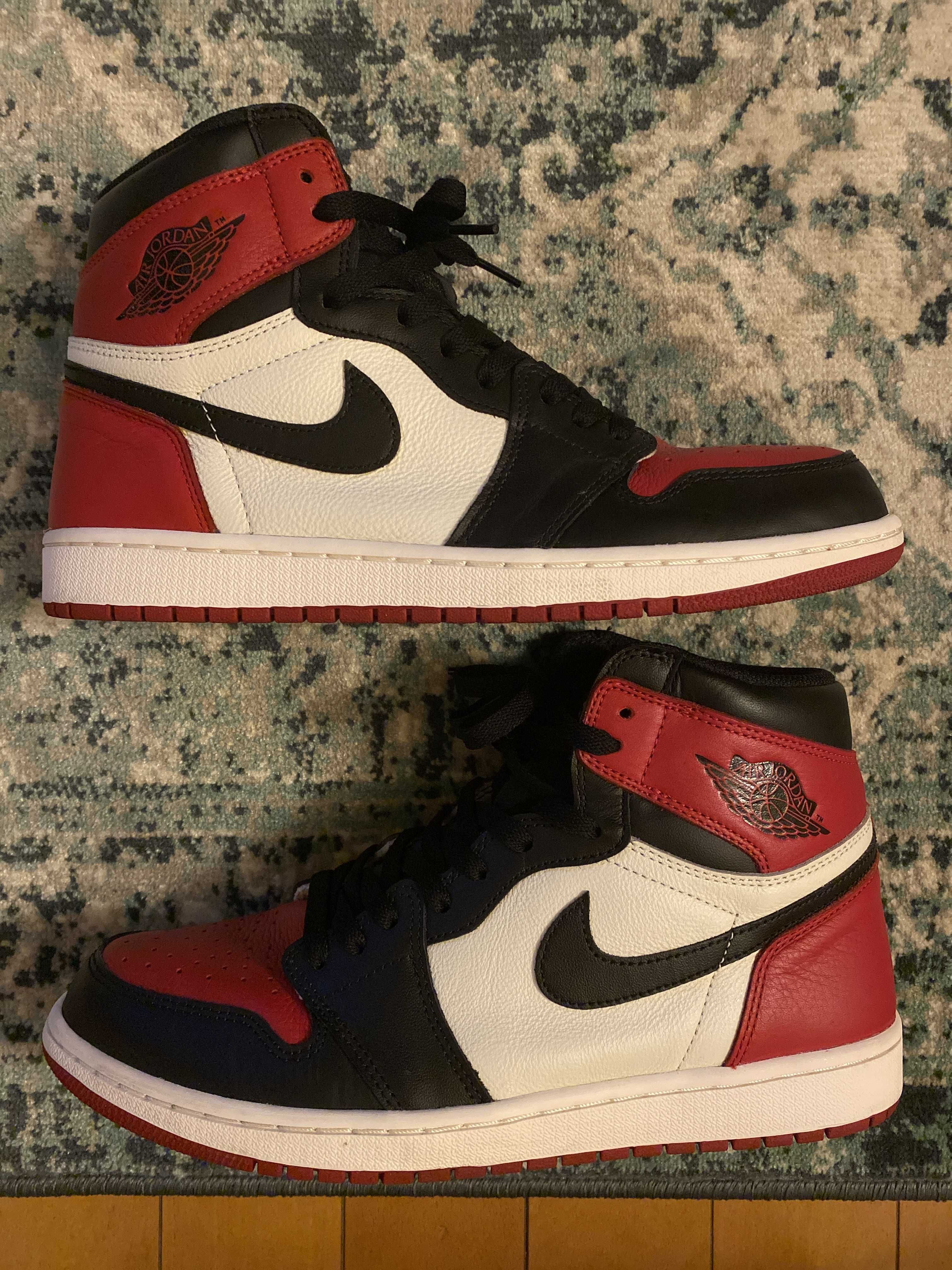 Nike Air Jordan 1 Retro High OG "Bred Toe"