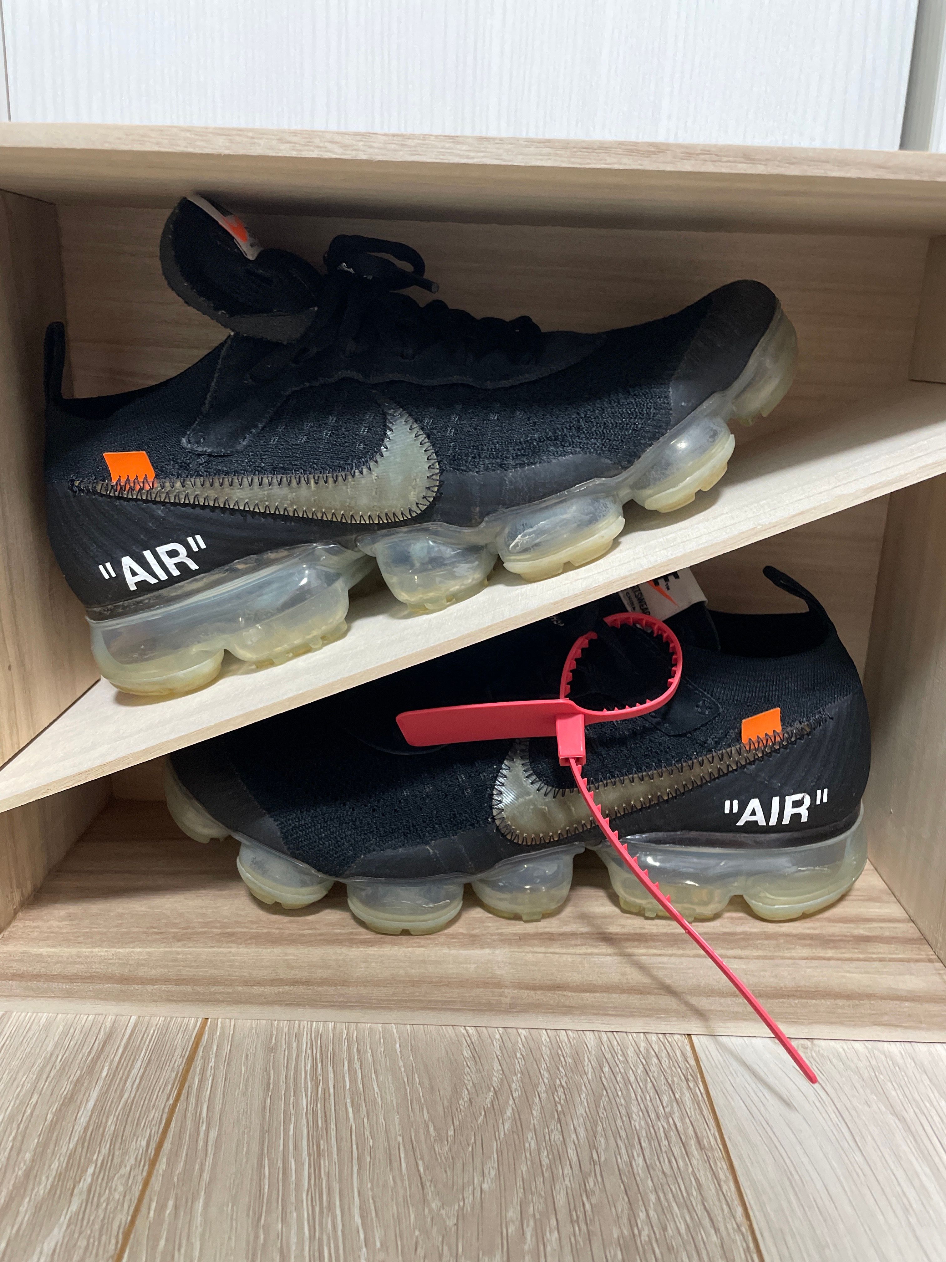 Off-White × Nike Air Vapormax "Black/Total Orange/Clear"