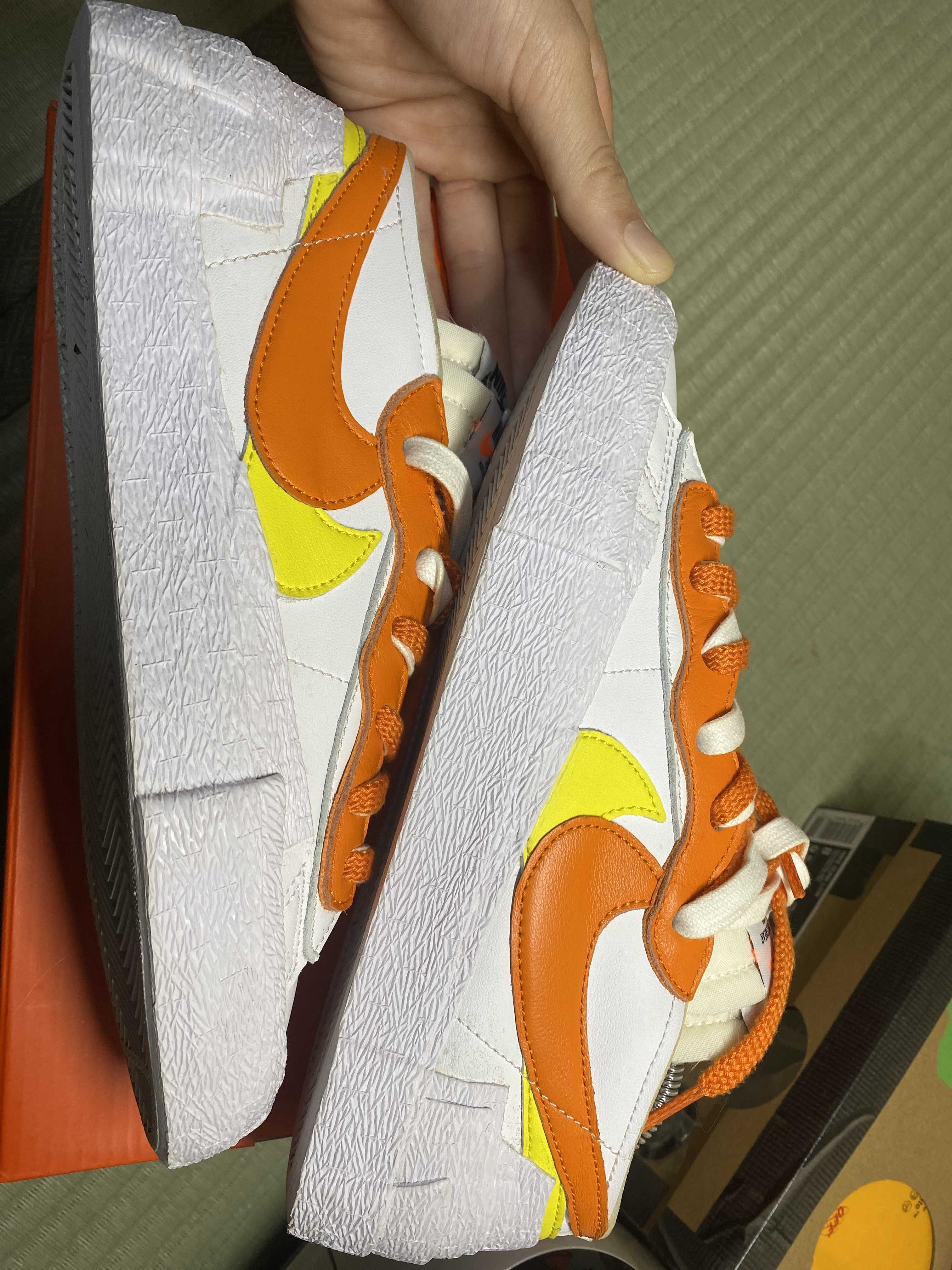 SACAI × NIKE BLAZER LOW "MAGMA ORANGE"