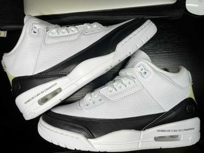 Fragment × Nike Air Jordan 3 "White/Black"