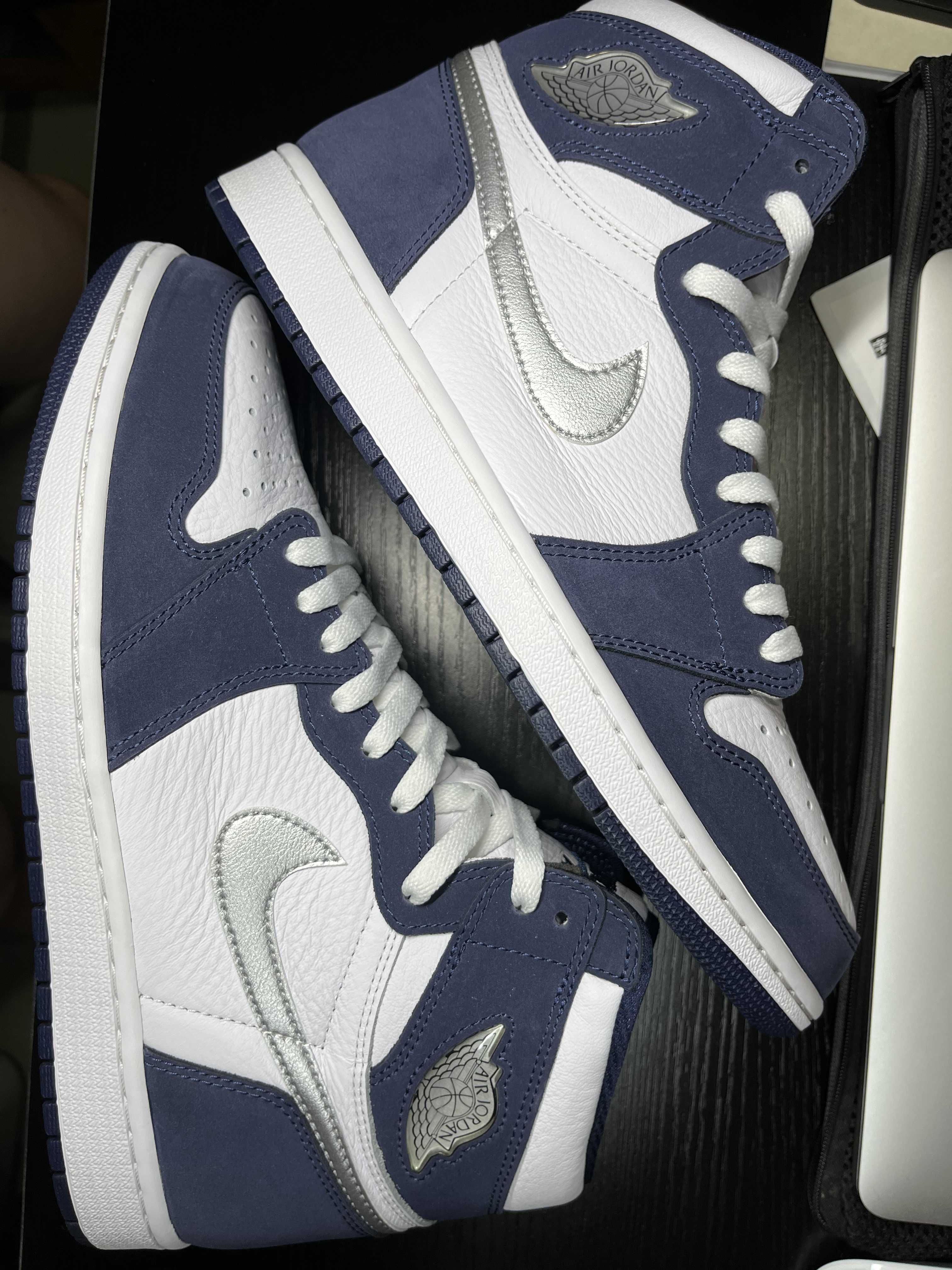 Nike Air Jordan 1 High OG CO.JP "White/Midnight Navy" (2020)(ブリーフケースなし)