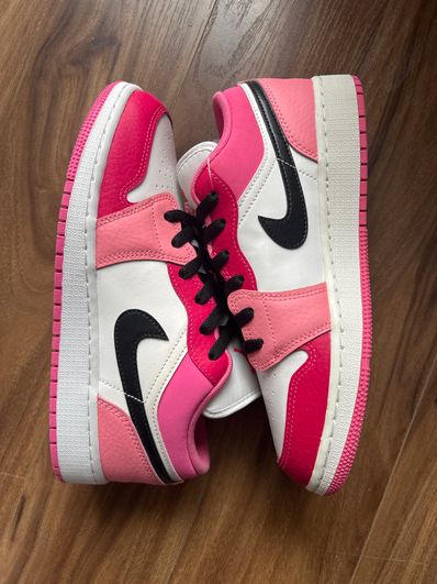 Nike GS Air Jordan 1 Low "White/Pinksicle Rush"