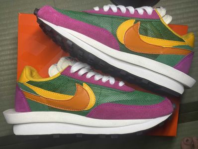 sacai × NIKE LDV WAFFLE "PINE GREEN"