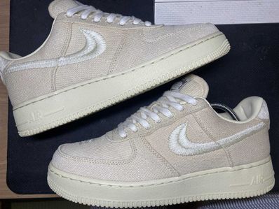 Stussy × Nike Air Force 1 Low "Fossil Stone"