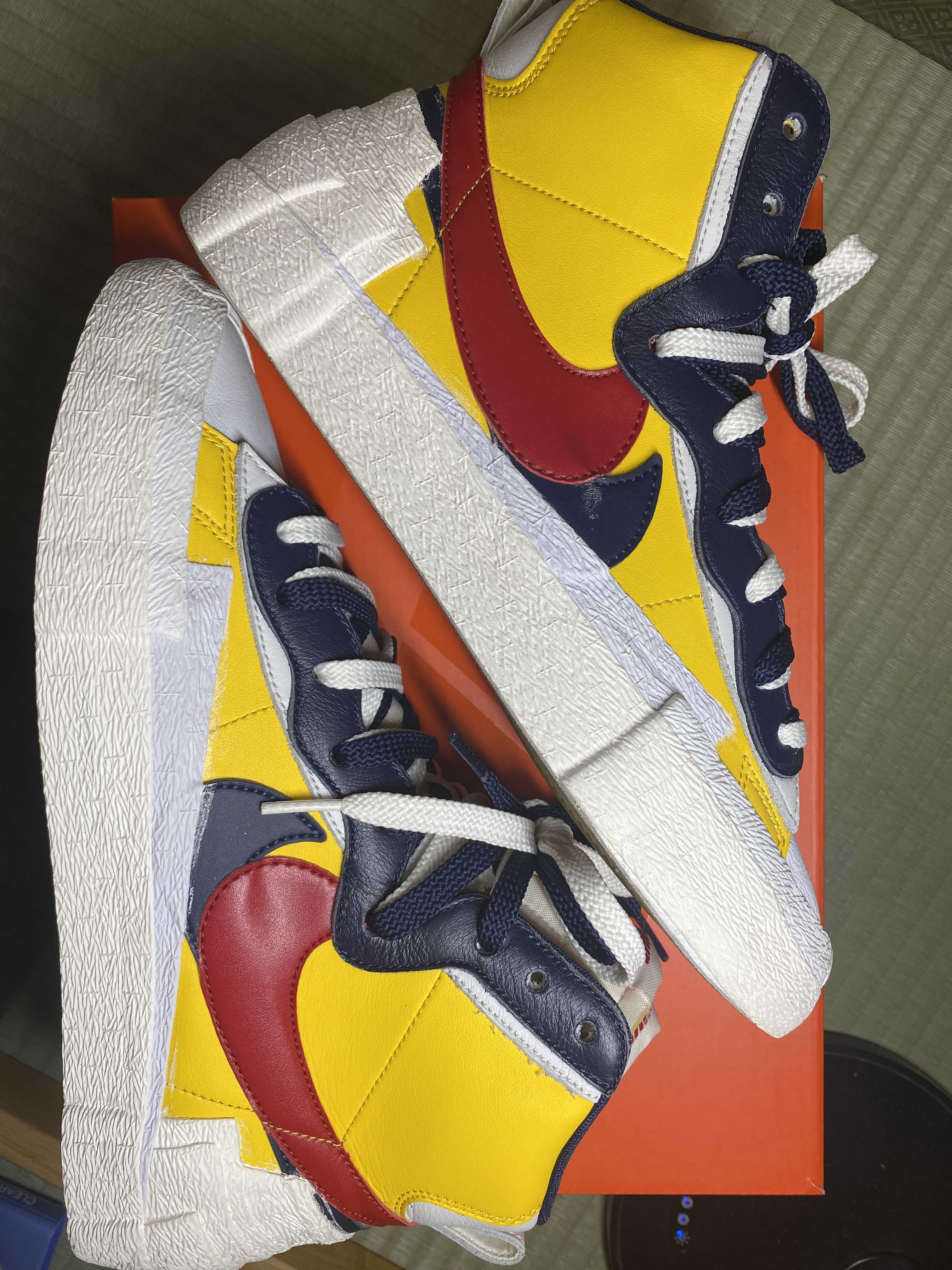 sacai × Nike Blazer Mid "Varsity Maize/Varsity Red"