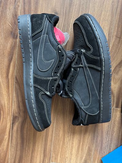 Travis Scott × Nike Air Jordan 1 Low OG SP "Black Phantom"