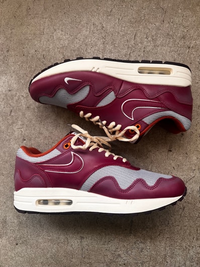 Patta × Nike Air Max 1 "Night Maroon"