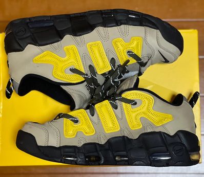 AMBUSH × Nike Air More Uptempo Low "Vivid Sulfur and Limestone"