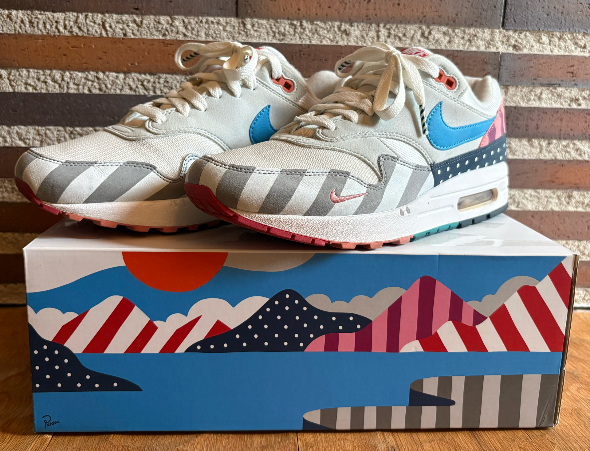 Parra × Nike Air Max 1 "White/Pure Platinum"