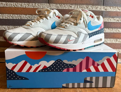 Parra × Nike Air Max 1 "White/Pure Platinum"