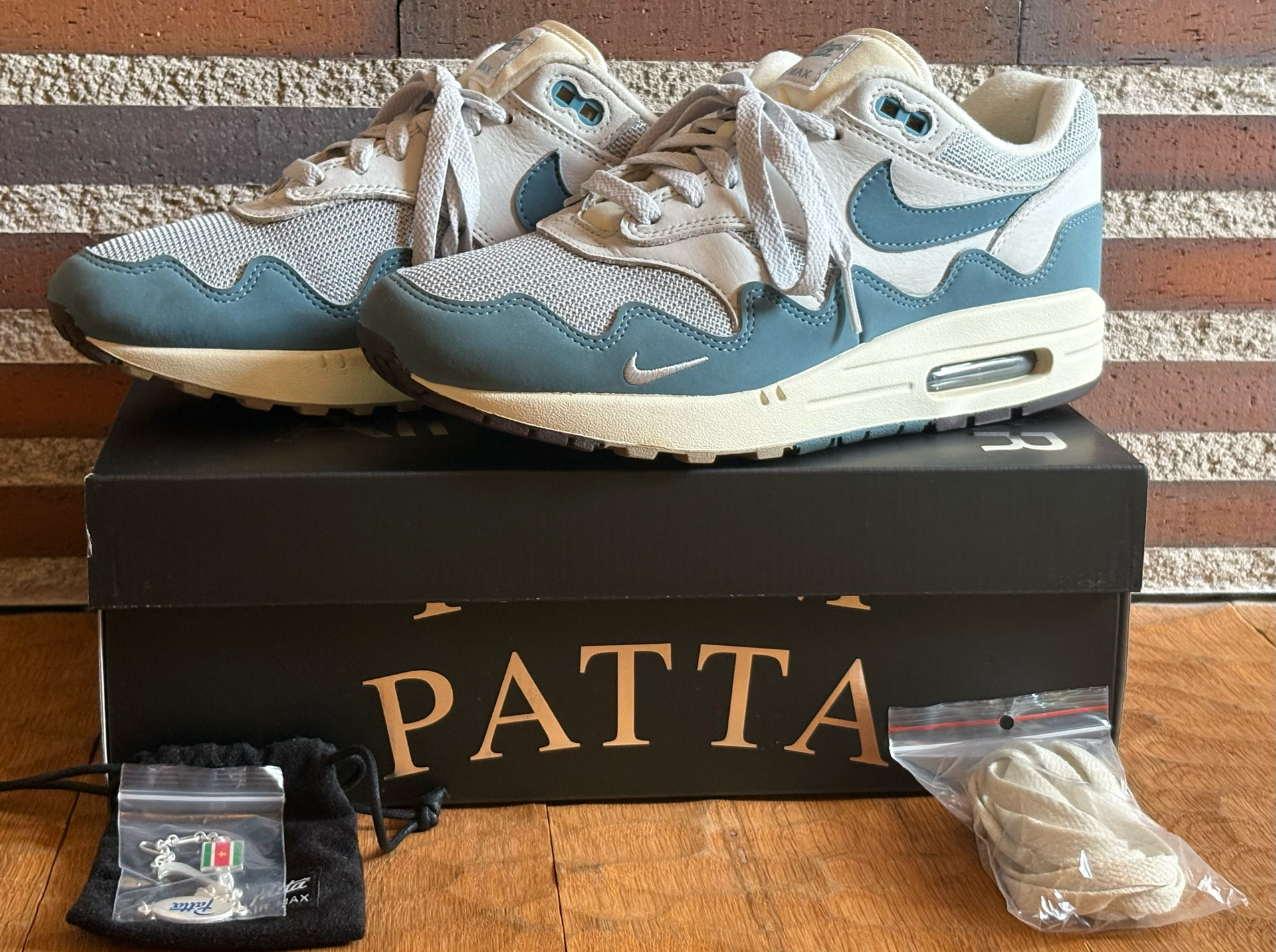 Patta × Nike Air Max 1 "Noise Aqua"