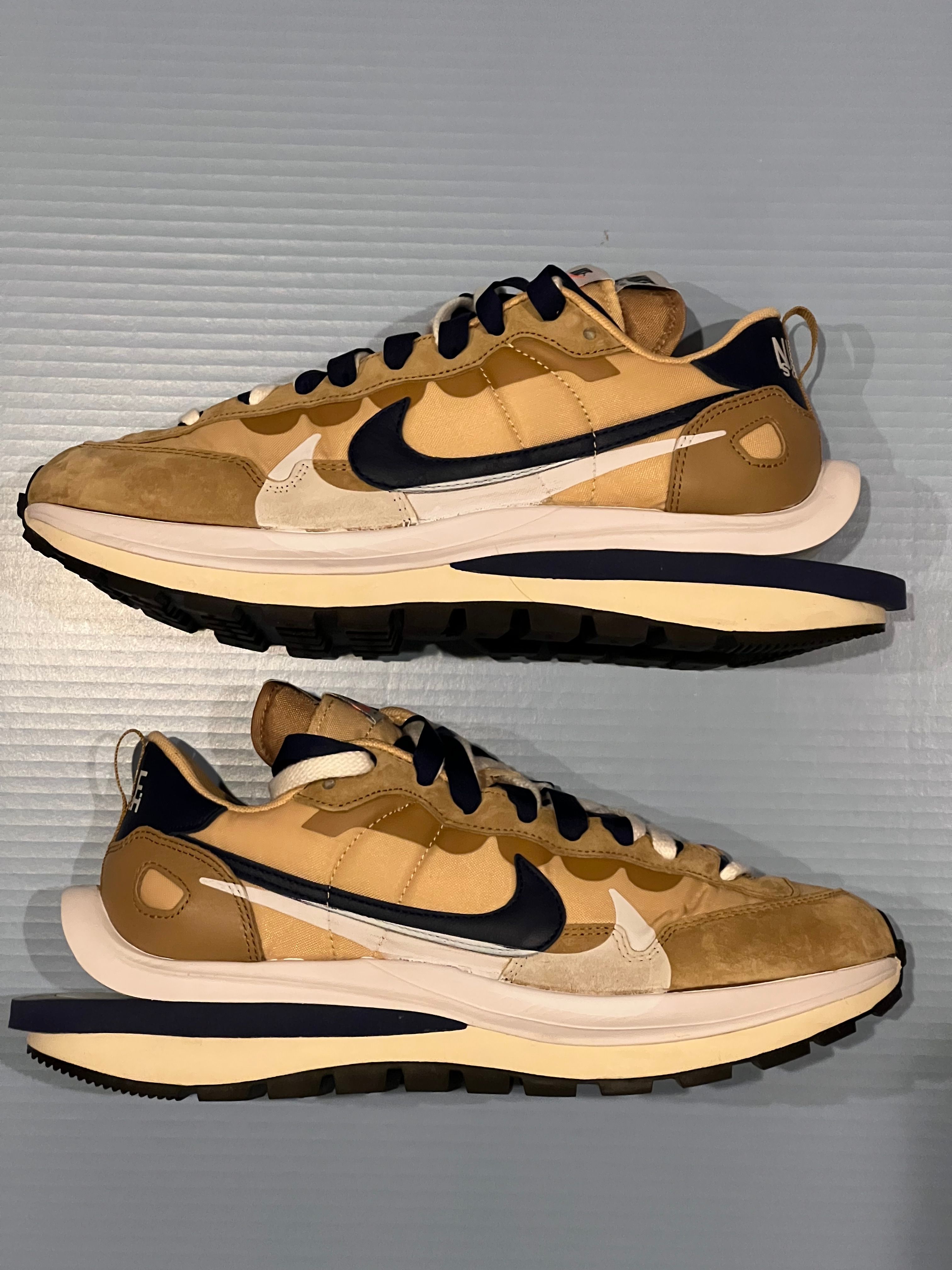 Sacai × Nike Vapor Waffle "Sesame And Blue Void"
