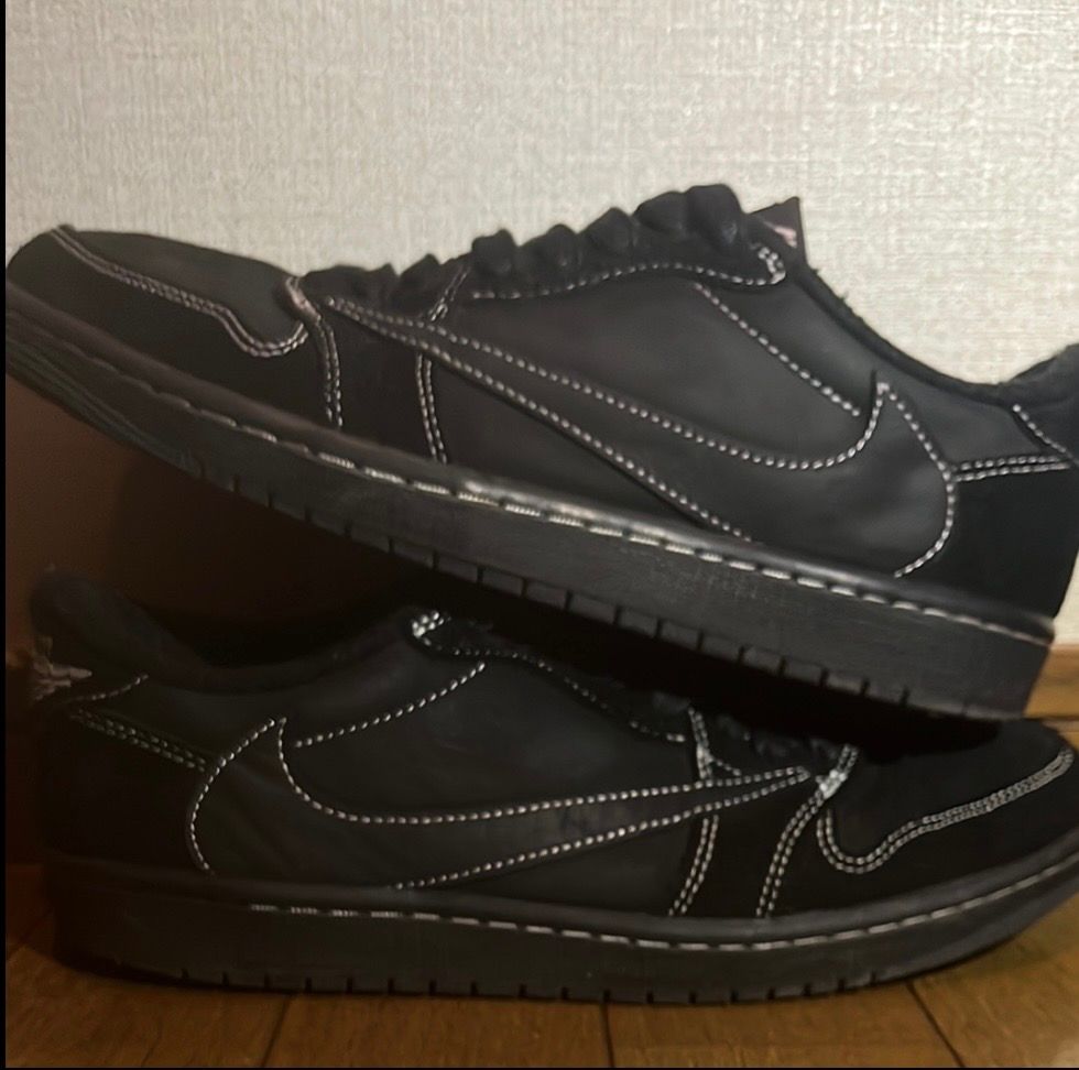 Travis Scott × Nike Air Jordan 1 Low OG SP "Black Phantom"