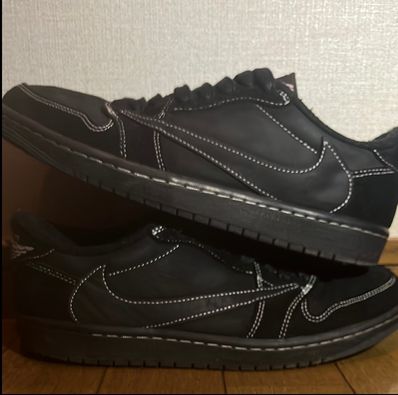 Travis Scott × Nike Air Jordan 1 Low OG SP "Black Phantom"