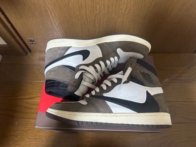 Travis Scott × Nike Air Jordan 1 Retro High OG TS SP "Sail/Dark Mocha"
