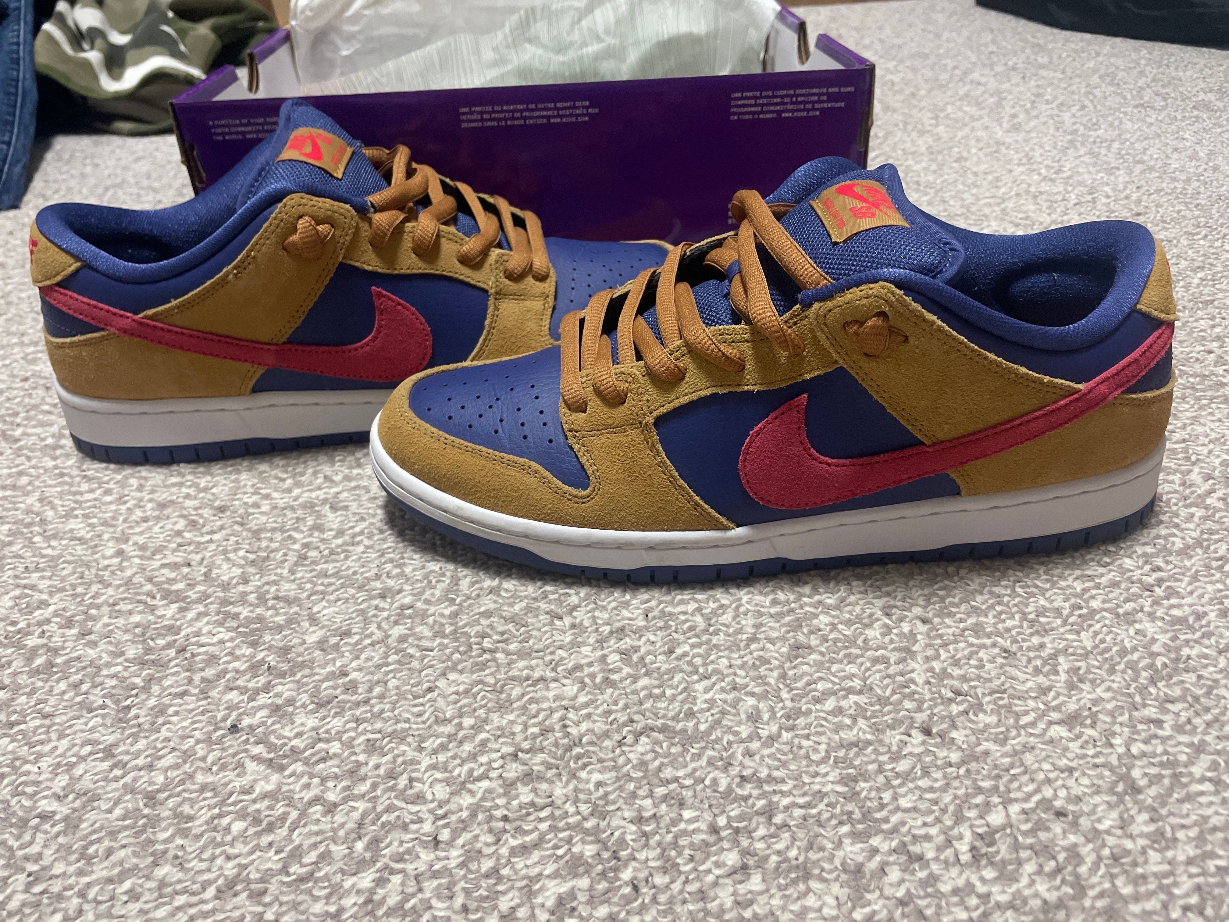 Nike SB Dunk Low Pro "Wheat and Purple"