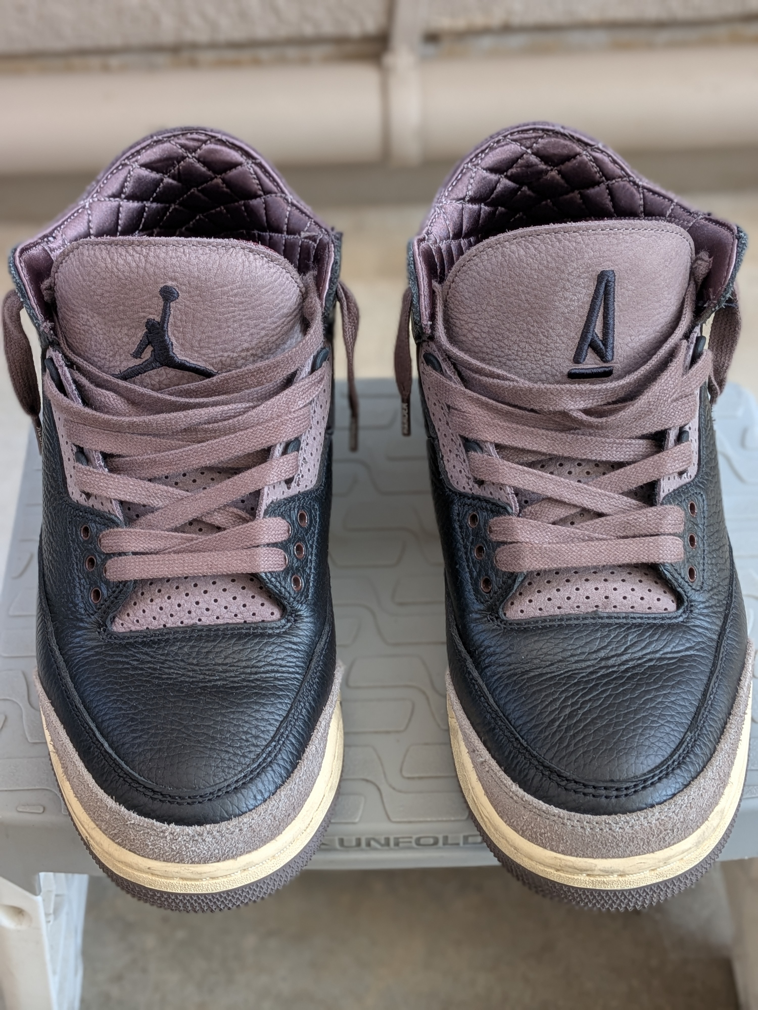 A Ma Maniere × Nike Women's Air Jordan 3 Retro OG SP "Black and Flat Pewter/WYWS"