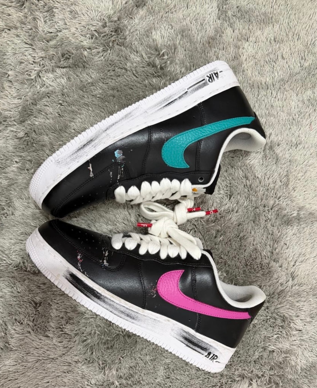 PEACEMINUSONE × Nike Air Force 1 Low '07 Para-Noise 3.0 "Black and Multi-Color" / G-DRAGON