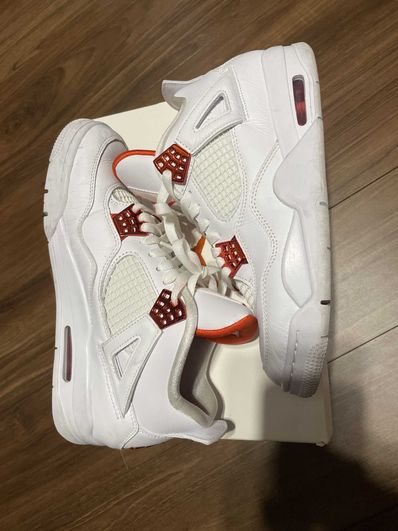 Nike Air Jordan 4 Retro "White/Team Orange"