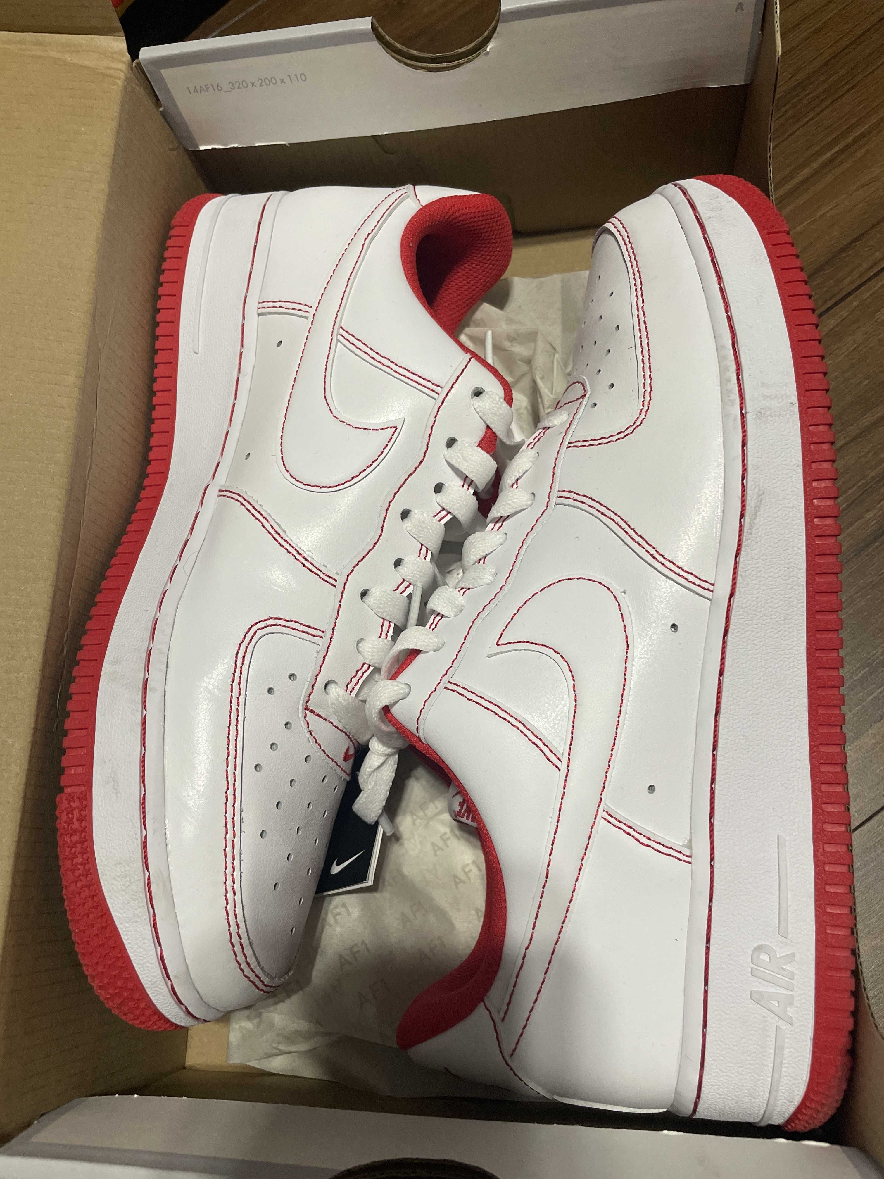 Nike Air Force 1 Low '07 Stitch "Radiant Red"