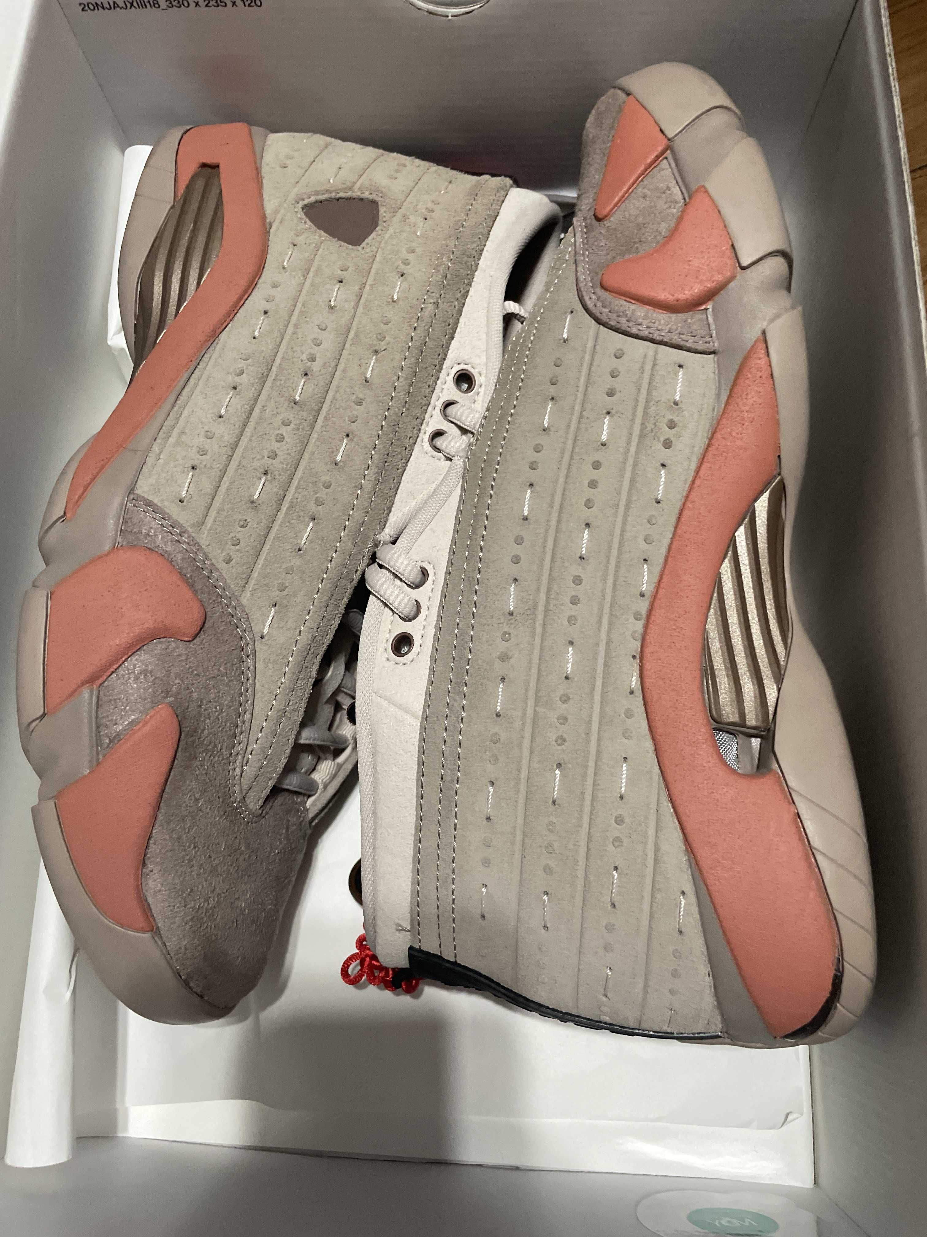 Clot × Nike Air Jordan 14 Low "Brown"