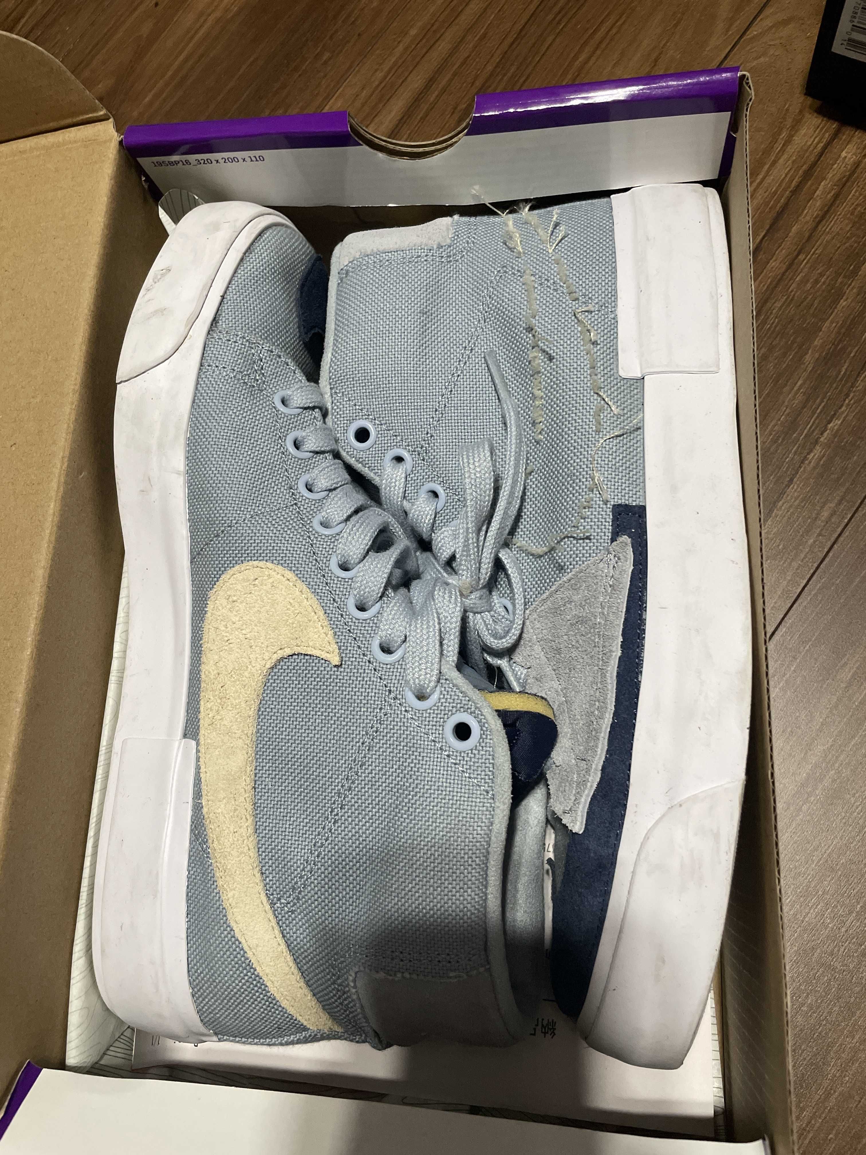 Nike SB Blazer Mid Edge "Blue Gray"