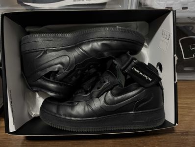COMME des GARCONS × NIKE AIR FORCE 1 MID "BLACK"